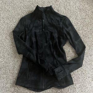 Lululemon black camo define jacket